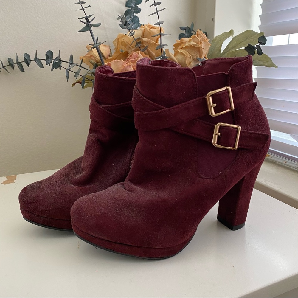 Red Heeled booties